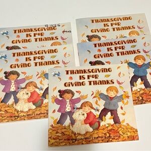 Thanksgiving Is for Giving Thanks Book Set of 5